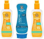 2 X Australian Gold SPF 15 Spray Gel 237ml & Moisture Lock 237ml