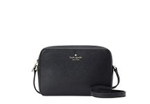 Kate Spade Harper Leather Crossbody Purse in Black