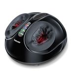 Beurer FM90 Shiatsu And Air Compression Corded Electric Foot Massager|Dual Massage Function|Optional Heat Function|3 Pre-Set Programmes, Black