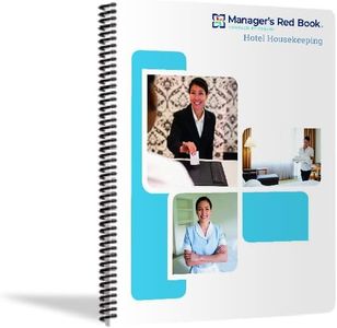 The Manager's Red Book - Hotel Housekeeping Communication Logbook, 8.5"x11" Quarterly, 202 Pages, 2 Daily Pges (F6243) (October 2024 - December 2024)