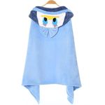 Baby Bath Towel Ultra Soft Hooded Towel Highly Absorbent Bathrobe Blanket Toddlers Shower Gifts for Boys Girls-Size 27.5" x 55" (Blue duck)