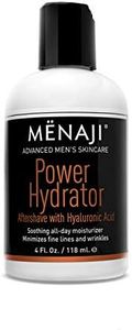 MËNAJI Power Hydrator Aftershave - Razor Burn Relief - Mens Aftershave - Razor Bump and Ingrown Hair Treatment - All Natural - 4 Fl Oz