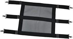 MERIGLARE Horse Stall Guard Horse Aisle Guard Allows Air Flow Polyester Hardware Included Heavy Duty Extra Wide Comfortable Chain Classic for Barn