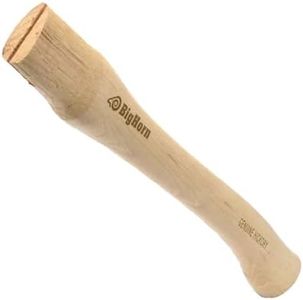 BIG HORN 15105 Canadian Hickory Replacement Hammer Handle (Curved) Replaces Dalluge 3750 Hammer Handle Hammer #15101
