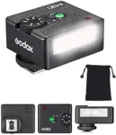 Godox Flash Godox iM30 Mini Flash - Camera Flash GN 15, 7 Power Levels, IM 30 Mini Camera Flash for Canon/Sony zv1/Sony zve10 /Ricoh gr3/Nikon/Fuji f1-230 Full-Power Flashes/6500K±200K/3.6S Recycle