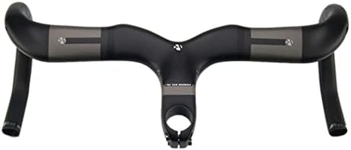 28.6 integrated bar and stem road drop one piece handlebar integrated stem road 100mm reach carbon fiber drop bar 420 * 100mm