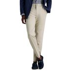 Haggar Men's Premium No Iron Khaki Straight Fit Flat Front Casual Pant, Sand, 30W / 30L