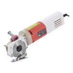 KATSU Electric Fabric Cutter 65mm Blade and 22mm Max Trimming Thickness, with Extra Blade, 220V Cloth Textile Leather Rubber Cutting Machine 103911