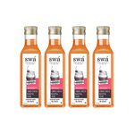 Swa Artisanal Syrups - Lemon Ginger Naariyal Paani, 100% Natural, Combo Pack of 4 Makes 48-60 Drinks, Syrup for Cocktails/Mocktails/Specialty Coffee (250ml x 4)