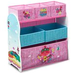 Delta Children Trolls World Tour Design and Store 6 Bin Toy Organizer