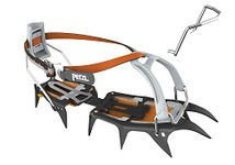 Petzl VASAK Leverlock Universal Crampons - 12-Point Classic Crampons for Mountaineering, Ski Touring, and Glacier Travel