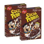 Cocoa Pebbles Chocolate Flavoured Rice Cereal with Real Cocoa- 2 Pack, 2 x 311 g