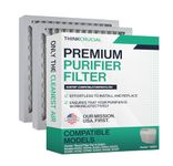 2 Hunter 30931 Air Purifier Filter, Fits Hunter Models 30212, 30213, 30240, 30241, 30251, 30378, 30379, 30381 & 30382, Designed & Engineered by Crucial Air