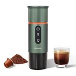 COTGCO Portable Espresso Machine Travel: 12v Electric Mini Coffee Maker with Battery - 8 Cups Expresso for One Charge - Compatible for NS Capsule - for Car Hiking Camping