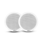 OOKA AUDiO Twins 707 Bluetooth Ceiling Speaker | 6.5" Full Range Flush Mount 20W RMS 100V | Wireless Bluetooth 5.0 Ceiling Speaker System for Home, Office, Cafe, Hotel, Set of 2 – White