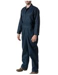 GRS Mens C2 Dark Navy Work Overall - Protective Coverall Workwear Boiler Suit for Mechanics Workshop Warehouse College Student Garages DIY (XL - 47" Chest)