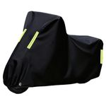 Motorcycle Cover Waterproof Outdoor for NIU Fqi 500,Motorcycles Vehicle Moped Cover,Vehicle Covers All Season Universal Protection with Lock-Holes & Storage Bag
