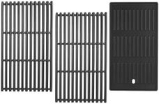 BBQration 17" Cooking Grates and Griddle for Charbroil Tru-Infrared 4-Burner Grill 463242716 463242715 466242716 463257520 463276016 463276016 Charbroil Grill Replacement Parts