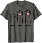 Rock Paper Scissors Cat Paws Funny Boys Girls Kids Toddler T-Shirt