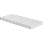 JPND Floating Shelf, Set of 1 Wall Shelves, 30 in W x 12.75 in D x 2 in H Wooden Floating Wall Shelf with Invisible Brackets for Living Room/Bedroom/Bathroom/Kitchen Storage and Decor, White