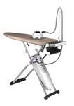 Laurastar S Ironing System, Hygienic Steam Kills Bacteria and Dust Mites, Active Board, Integrated Wheels, Removable Water Tank
