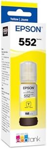 Epson 552 EcoTank Ink Ultra-high Capacity Bottle Yellow (T552420-S) Works with ET-8500, 8550