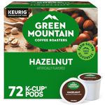 Green Mountain Coffee Hazelnut Keurig Single-Serve K-Cup Pods, Light Roast Coffee, 72 Count (6 Boxes of 12 Pods)