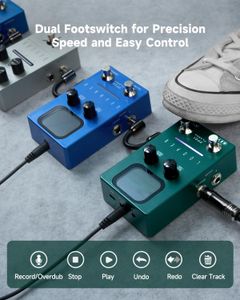 FLAMMA Looper Pedal – FF01 Compact Guitar Loop Station