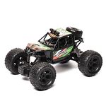 Braintastic Rechargeable RC Remote Control Rock Crawler Four Wheel Drive Metal Alloy Body High Speed Rock Climber Racing Car Toys for Kids 5+ Years