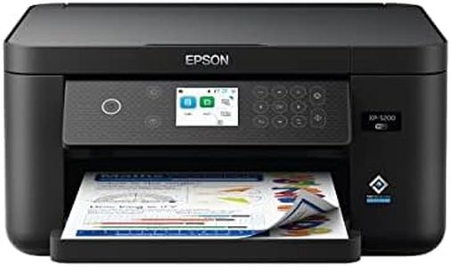 Epson Expression Home XP-5200 Wireless All-in-One Printer - Scan, Copy, Auto 2-Sided Printing - Borderless Photos - 150-Sheet Tray - 2.4" Display - Blac