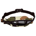 Kids SPIbelt No-Bounce Belt with Hole for Insulin Pump, Medical Devices or Headphones for Active Kids! (Camo with Black Zipper)