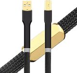 HiFi USB Cable Type A to Type B HiFi Data Cable for DAC USB Cable 1M