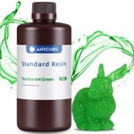 3IDEA 3D Printer Resin, 405nm LCD UV-Curing 3D Resin, High Precision & Rapid Photopolymer Resin for LCD/DLP/SLA Resin 3D Printer (Clear Green, 1kg)