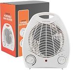 Supply Cube Upright Fan Heater, Electric Heater | Portable Heater with Overheat Protection & 2 Heat Settings | Electric Heater Energy Efficient, Room Heater | Space Heater, Heaters For Home Low energy