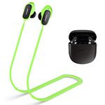 WOFRO Anti-Lost Strap for Bose QuietComfort Earbuds II& New Bose QuietComfort Ultra (2023), Sports Soft Silicone Lanyard Accessories Compatible with New Bose QC Earbuds 3 Neck Rope Cord(Green