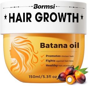 Batana Oil for Hair Growth, Mothers Day Gifts for Mom Women, Promotes Hair Thickness & Prevents Loss, 100% Pure Organic Wild Growth Hair Oil from Honduras - Dr. Sebi Cold Pressed Scalp Mask (5.3 oz)