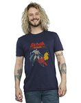 DC Comics Men's Batman and Robin T-Shirt, Navy Blue, XXL