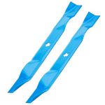 (2) Lawn Mower Blades Set for Poulan Craftsman Snapper Husqvarna 127843 138498 134149 138971 532138971 21546095 532127843 532138498 531307224 704429 594892701 2042LS YTH150 YTH1542B YTH1542C 42" Deck