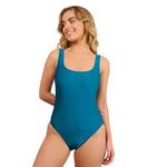 Kiniki Teal Ladies Swimsuit One Piece Backless Women's Monokini