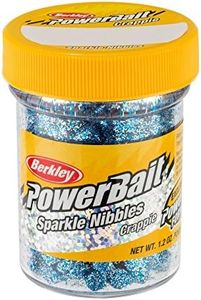 Berkley 1423721 Power Bait Sparkle Crappie Nibbles, Blue Ice