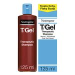 Neutrogena T/Gel Therapeutic Shampoo For Flaky, Itchy Scalp (1x 125ml), Anti-Dandruff Shampoo for the treatment of Scalp Psoriasis, Seborrheic Dermatitis and Dandruff, Medicated Shampoo for Itchy and Dry Scalp