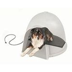 K&H Pet Products Lectro-Kennel Igloo Style Outdoor Heated Pad Small Black 11.5" x 18" 40W (Igloo house not included)