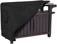 Prep Table Cover, Fits 52 inch Keter Unity XL Portable Outdoor Table,420D Tear-Resistant, UV Resistant, All Weather Protection Waterproof,52" L x 22" W x 36" H