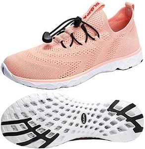 DLGJPA Women's Lightweight Quick Drying Aqua Water Shoes Athletic Sport Walking Shoes