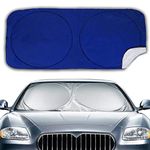 Hippo Car Sun Shade, Front Car Windshield Sunshade Keeps Vehicle Cool-UV Ray Protector Sunshade, Easy to Use, Flexible Size for CAR, SUV, Truck