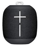 Ultimate Ears Wonderboom Portable Wireless Bluetooth Speaker, 360° Surround Sound, Waterproof, 2 Speaker Connection for Powerful Sound, 10 Hours Battery, Black