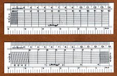 ACADEMY Diagonal Scale INCH & CM DIVISIONS Ruler