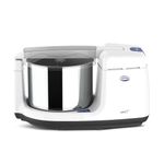 Ultra BIGG+ 2.5 Litre Table Top Wet Grinder - White | Digital Timer - Fast Grinding Conical Stones, 150W Motor & 5 Years Warranty | AISI 304 Food-Grade SS Multi Utility Cylindrical Drum, CE Certified