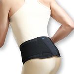 Gochamps Lower Back Support | Lumbar Support Waist belt for Preventing Back Pain with Adjustable Straps | Breathability for a comfortable play & workout for Men and Women | X-Large