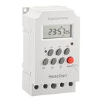 Heschen Digital LCD Power Weekly Programmable Electron Timer Switch, KG316T-II, 220-240VAC 25Amp, 4 Screw Terminals